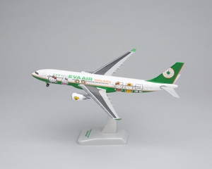 Image: model airplane: EVA Air, Hello Kitty, Airbus A330-200