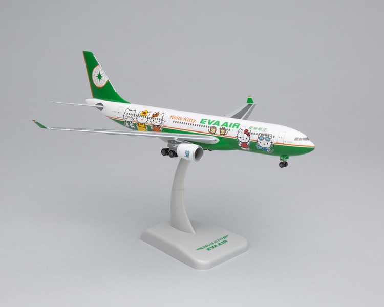 Image: model airplane: EVA Air, Hello Kitty, Airbus A330-200