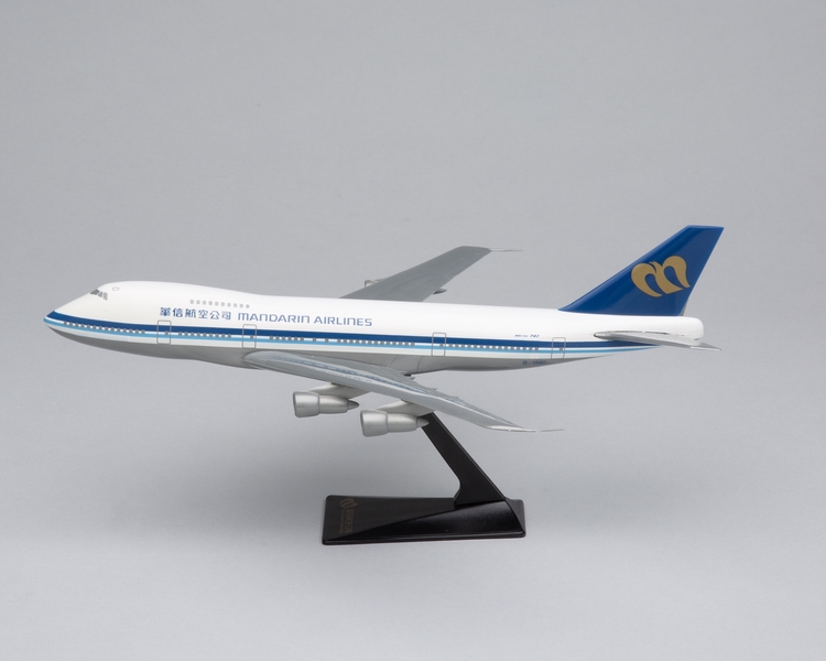 Image: model airplane: Mandarin Airlines, Boeing 747SP