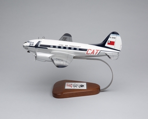 Image: model airplane: Civil Air Transport (CAT),Curtiss C-46 Commando
