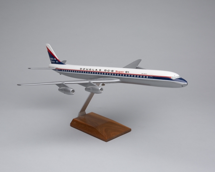 Image: model airplane: Douglas DC-8 Super 61