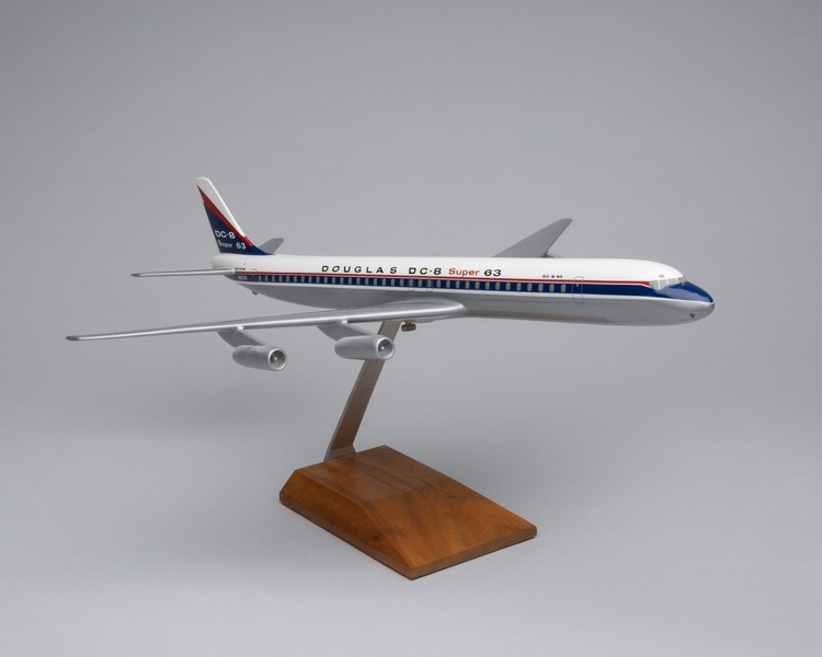 Image: model airplane: Douglas DC-8 Super 63