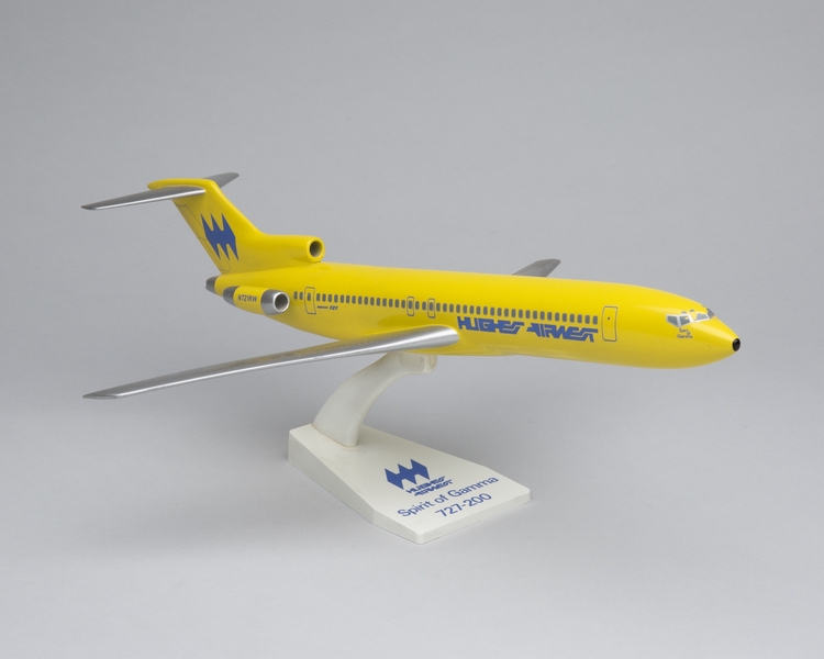 Image: model airplane: Hughes Airwest, Boeing 727-200