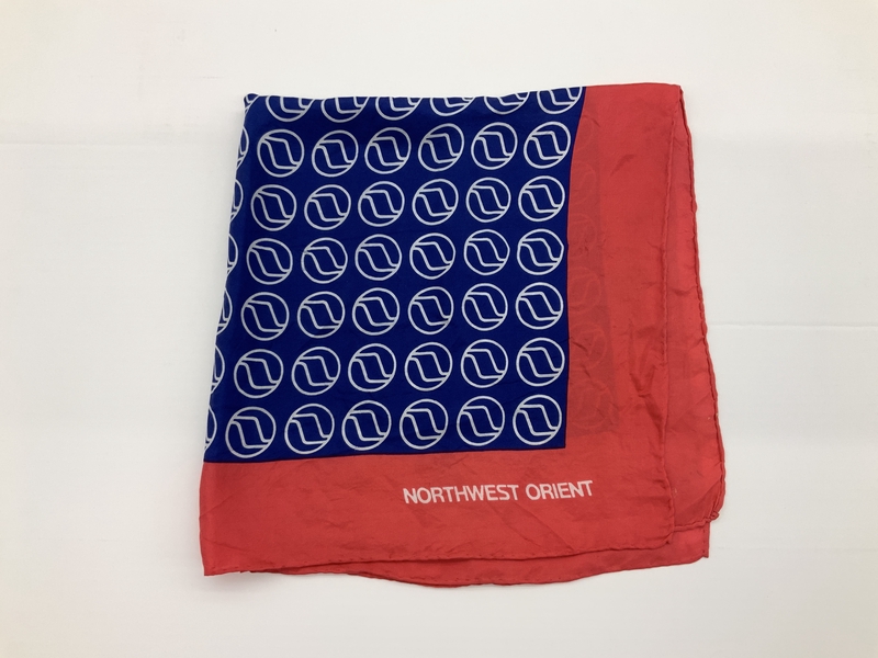 Image: ground crew scarf: Northwest Orient Airlines