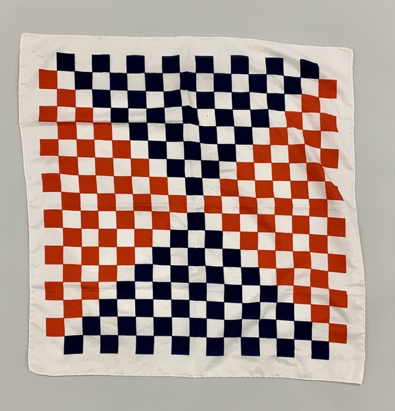 Image: flight attendant scarf: American Airlines