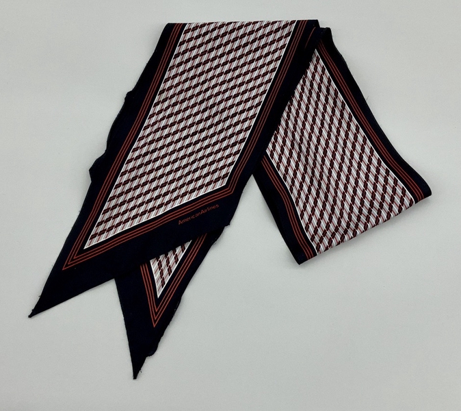 Image: flight attendant scarf: American Airlines