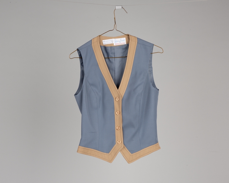 Image: flight attendant vest: Western Airlines