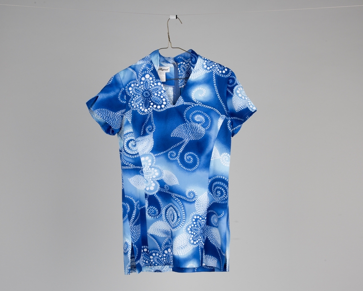 Image: flight attendant blouse: Western Airlines