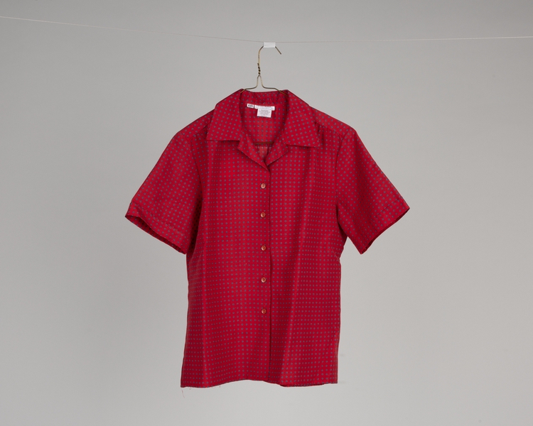 Image: flight attendant blouse: Western Airlines