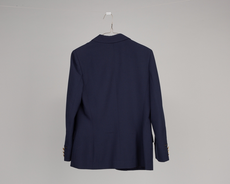 Image: flight attendant jacket: United Airlines