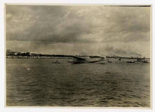 Photograph: China Clipper arrival in Manila, November 29, 1935