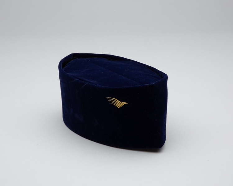 Image: flight attendant hat: Garuda Indonesia