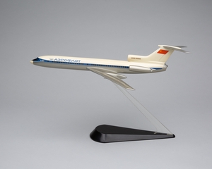 Image: model airplane: Aeroflot Soviet Airlines, Tupolev Tu-154
