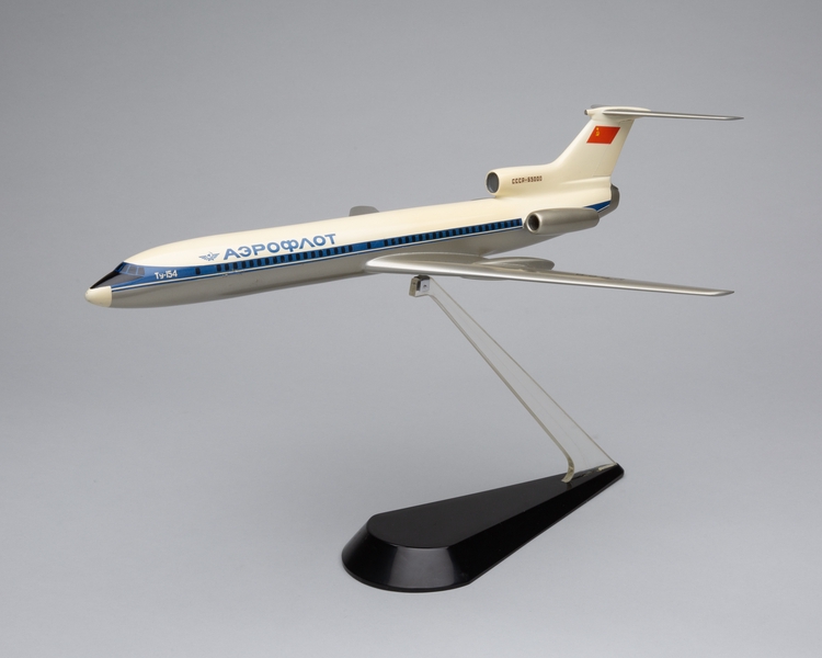 Image: model airplane: Aeroflot Soviet Airlines, Tupolev Tu-154