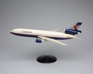 Image: model airplane: Canadian Airlines, McDonnel Douglas DC-10