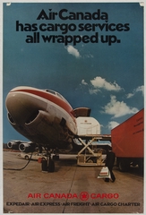 Image: poster: Air Canada Cargo, Douglas DC-8