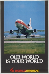 Image: poster: World Airways, McDonnell Douglas DC-10-30