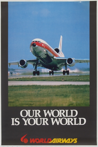 Poster: World Airways, McDonnell Douglas DC-10-30