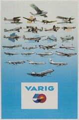 Image: poster: Varig, 50th anniversary