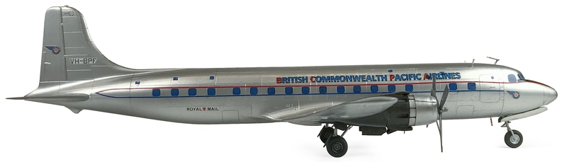 Image: model airplane: British Commonwealth Pacific Airlines (BCPA), Douglas DC-6