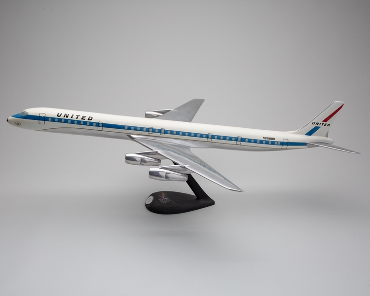 Image: model airplane: United Air Lines, Douglas DC-8-61