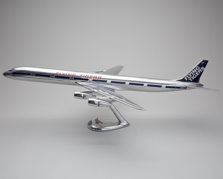 Image: model airplane: Flying Tiger Line, Douglas DC-8-61CF