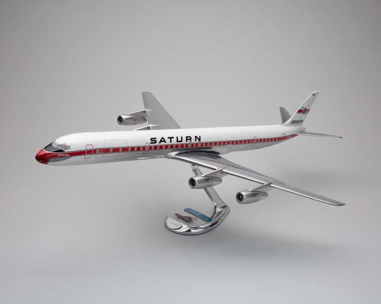 Image: model airplane: Saturn Airways, Douglas DC-8-61CF
