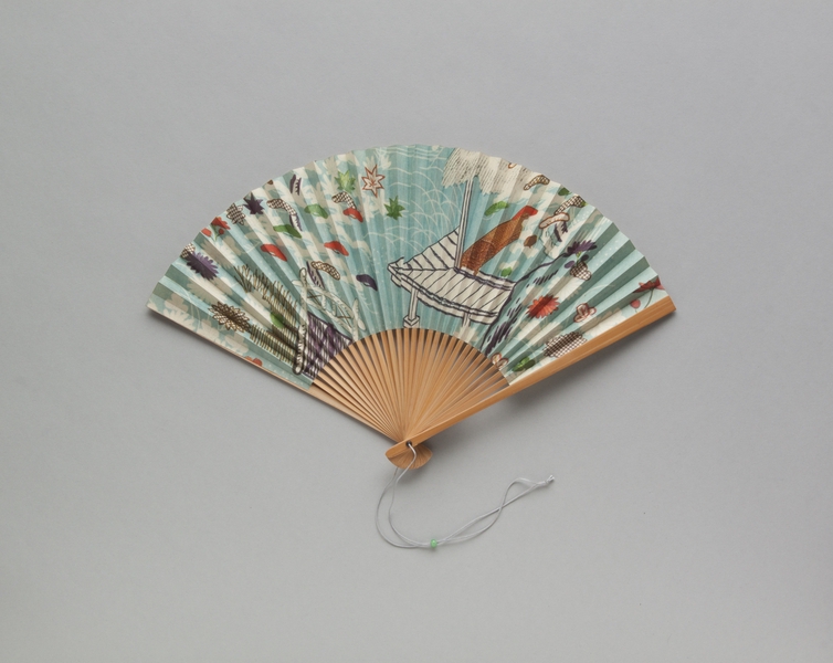 Image: folding fan: Japan Air Lines
