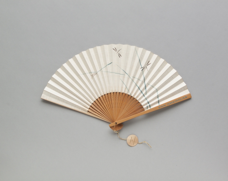 Image: folding fan: Pan American World Airways