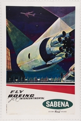 Image: poster: Sabena Belgian World Airlines