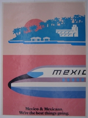 Image: poster: Mexicana Airlines