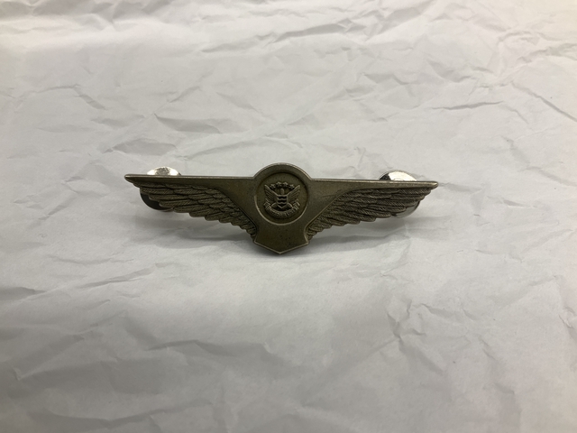 Flight attendant wings / service pin: United Airlines, 1 to 9 years