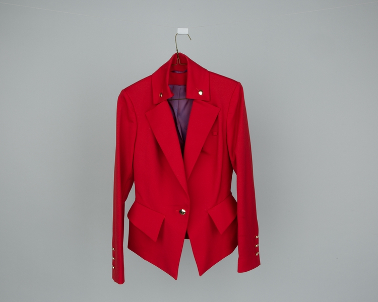Image: flight attendant jacket: Virgin Atlantic