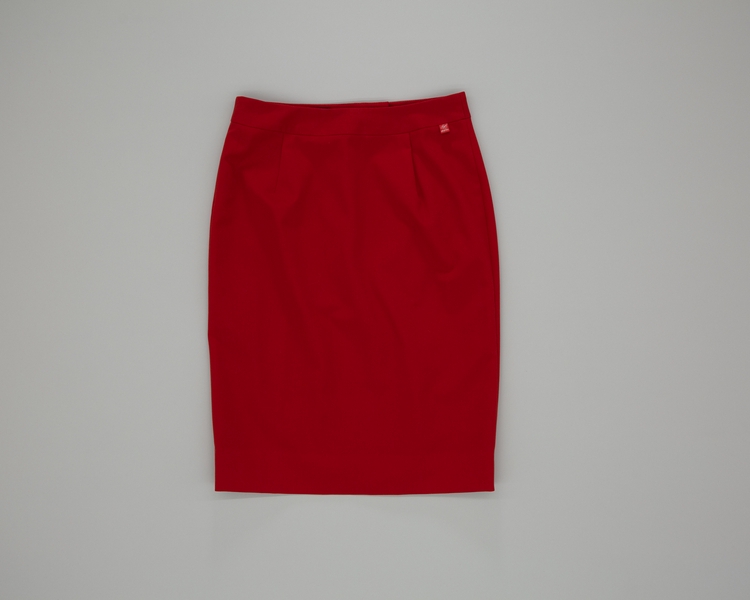 Image: flight attendant skirt: Virgin Atlantic