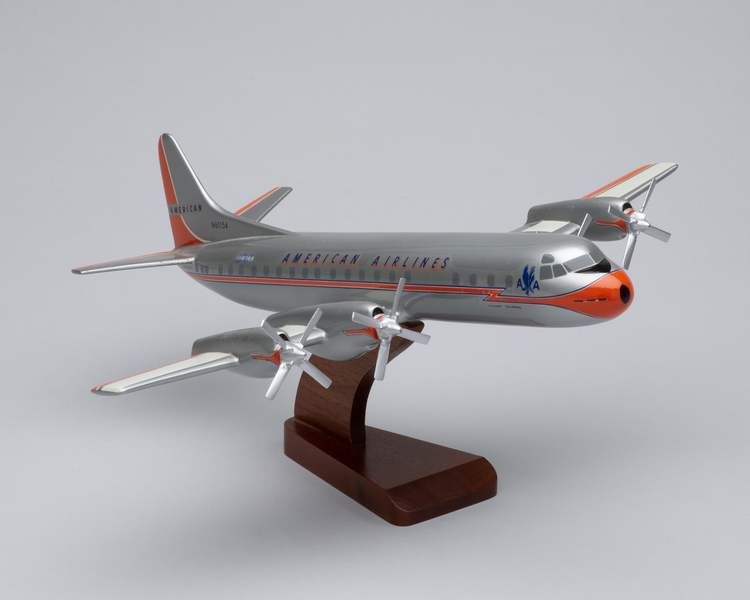 Image: model airplane: American Airlines, Lockheed L-188 Electra