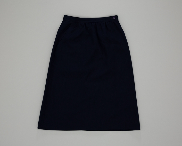 Image: flight attendant skirt: Western Airlines