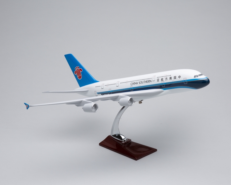 Image: model airplane: China Southern Airlines, Airbus A380