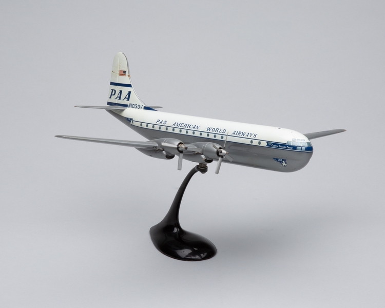 Image: model airplane: Pan American World Airways, Boeing 377 Stratocruiser Clipper Southern Cross