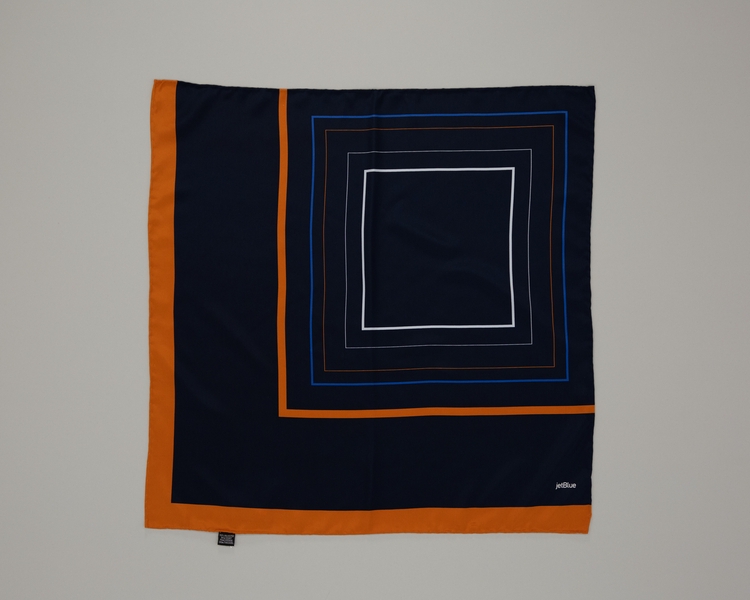 Image: flight attendant scarf: JetBlue Airways
