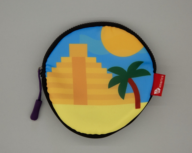 Image: amenity kit: Virgin America, first class, Cancun