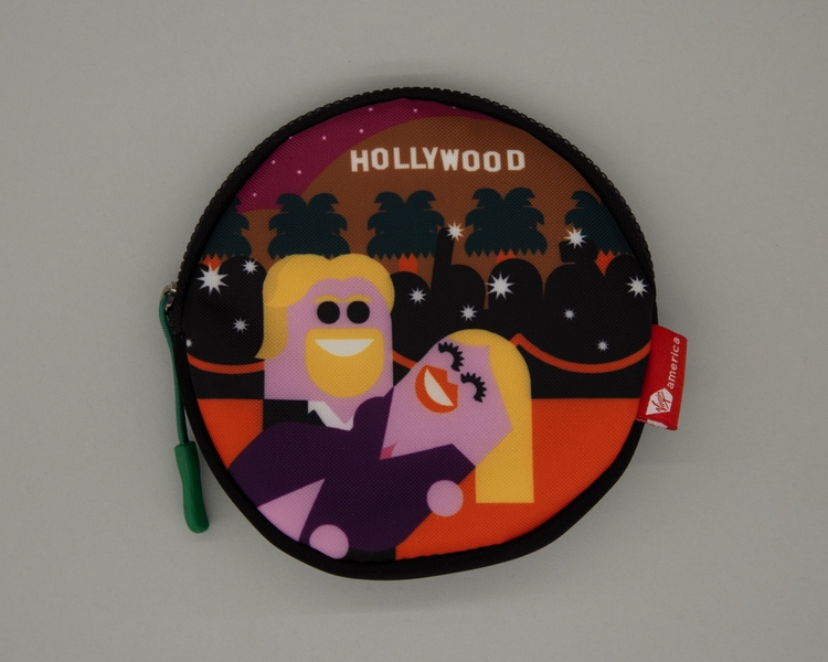 Image: amenity kit: Virgin America, first class, Los Angeles