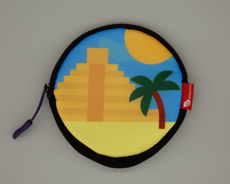 Image: amenity kit: Virgin America, first class, Cancun