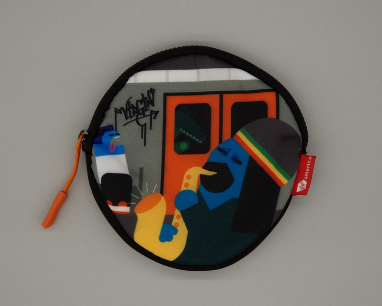 Image: amenity kit: Virgin America, first class, New York City