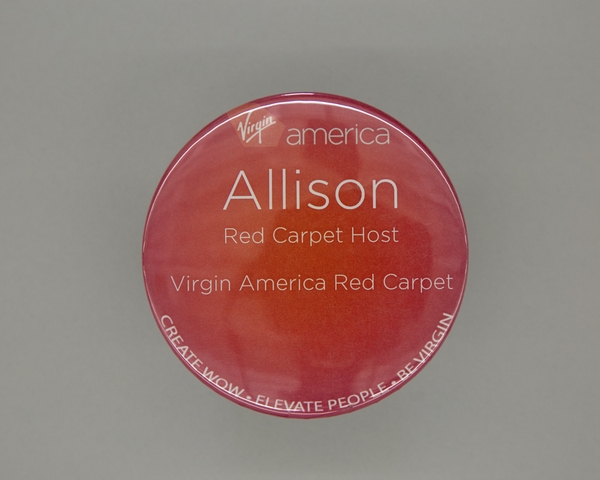 Name button: Virgin America, Allison