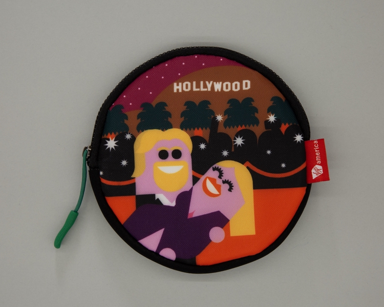 Image: amenity kit: Virgin America, first class, Los Angeles