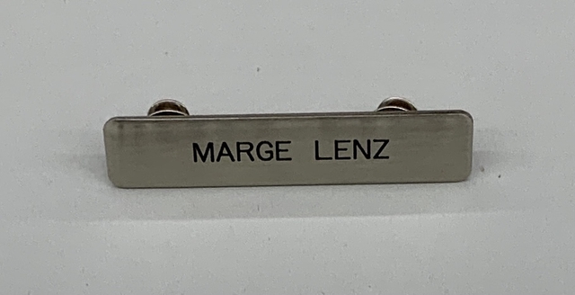 Name pin: United Airlines, Marge Lenz