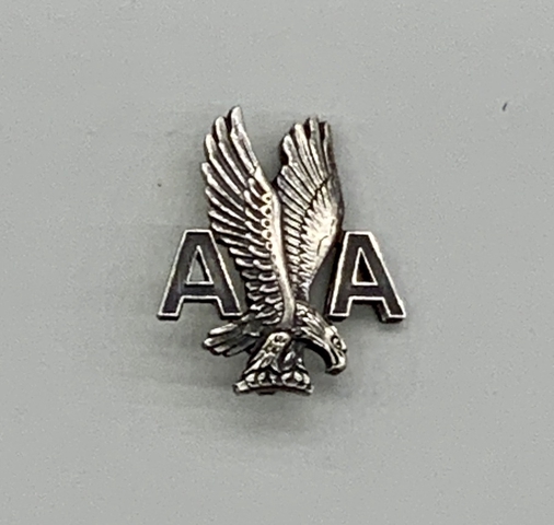 Stewardess hat badge: American Airlines