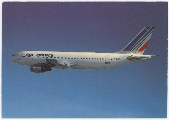 Postcard: Air France, Airbus A300