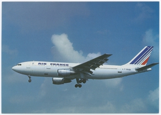 Image: postcard: Air France, Airbus A300