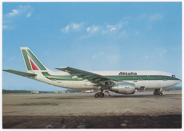Postcard: Alitalia, Airbus A300